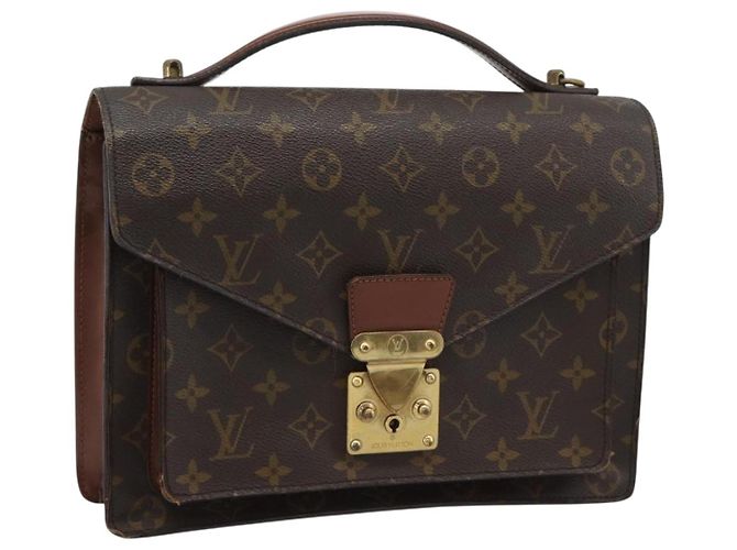 LOUIS VUITTON Monogram Monceau 28 Handtasche M51185 LV Auth 194022 Monogramm