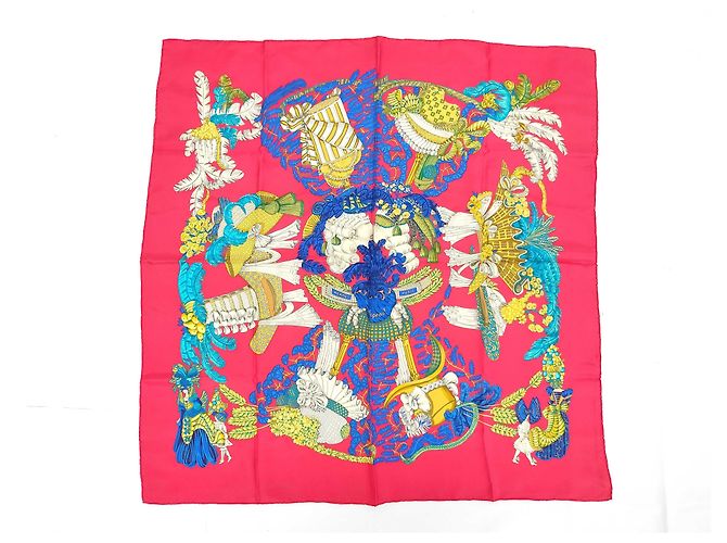 Hermès Hermes Carré 90 Seta multicolore 90 x 90 cm
