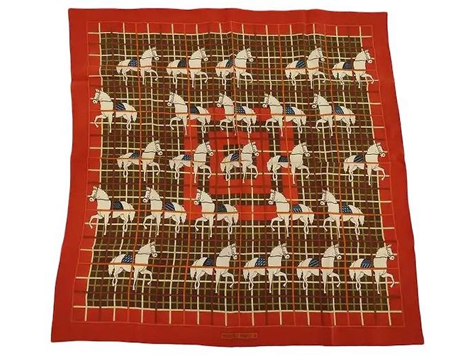 Hermès Hermes Carré 90 Seta multicolore 90 x 90 cm