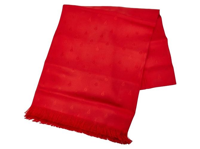 Hermès Hermes Seidenschal Rot 