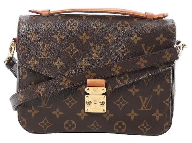 Bolsa Transversal Louis Vuitton Metis MM em Canvas Monogram Marrom M44875