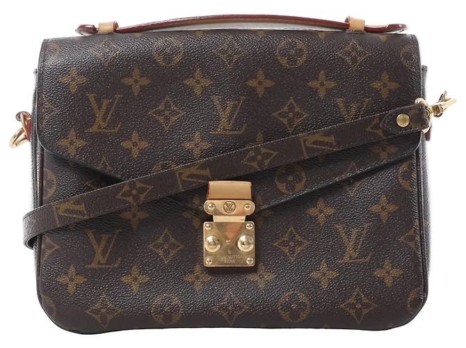 Louis Vuitton Metis MM Pochette Monogram Canvas Crossbody Bag in Brown M44875