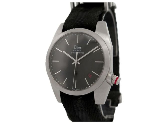RELÓGIO DIOR CHIFFRE ROUGE A03 084510 36MM AUTOMÁTICO EM AÇO Prata