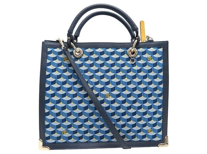 Fauré Le Page NOVA BOLSA DE MÃO FAURE LE PAGE SAGACITY 31 TELA CASCO ALÇA Azul