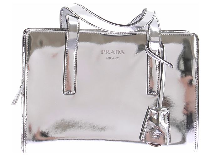 Prada Borsa "Re-Edition" Argento 