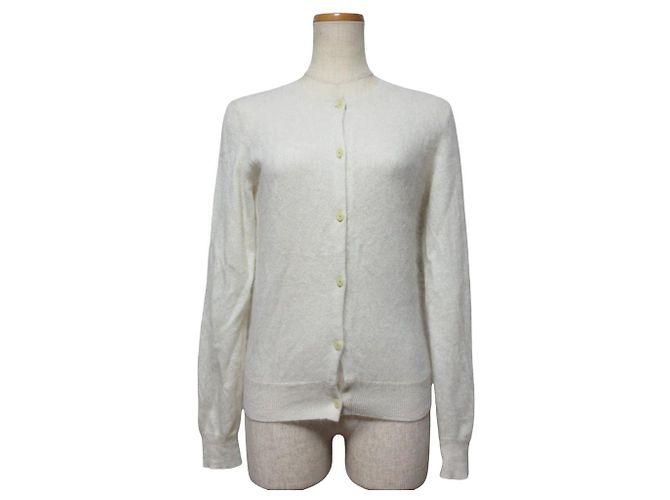 Cardigan in maglia THEORY AIRY CASHMERE Bianco