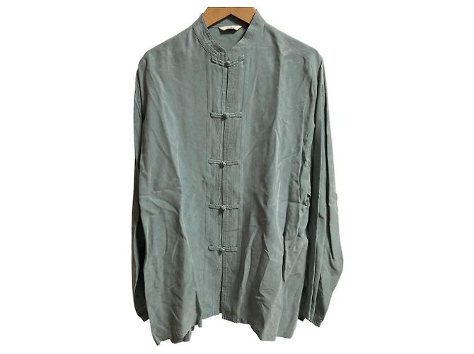 Autre Marque Camicia CLANE CHINA DETAIL LOOSE TOPS Blu
