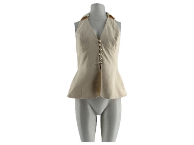 Reformation Rylan Top Beige
