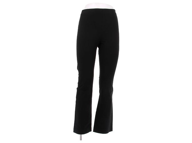 Pantalones de algodón negros SéZane