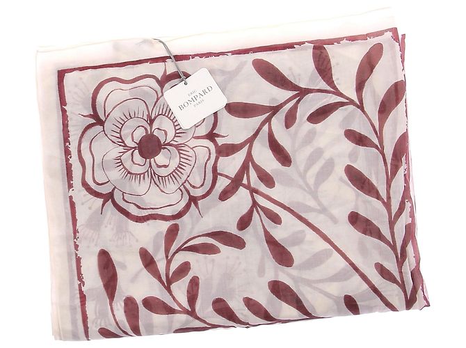 Eric Bompard Pareo estampado blanco y rojo Roja