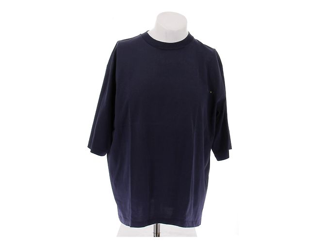 Marni T-shirt navy blue cotton size 52