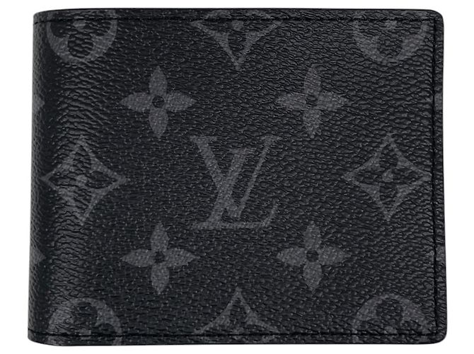 Louis Vuitton Portefeuille Slender Bi-fold Wallet Black
