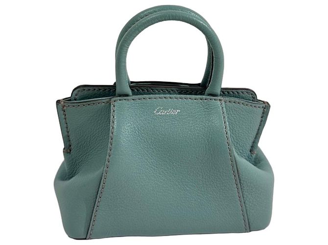 Borsa Micro C Cartier in pelle taurillon verde menta Verde chiaro
