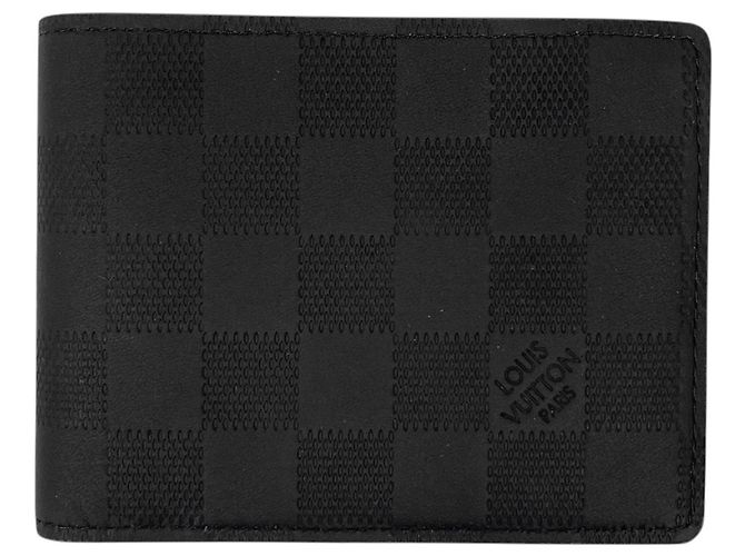 Louis Vuitton Portefeuille Multiple Bi-fold Wallet Nero