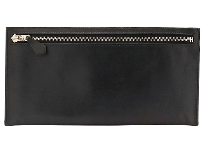 Hermès Hermes Black Leather Pen Case