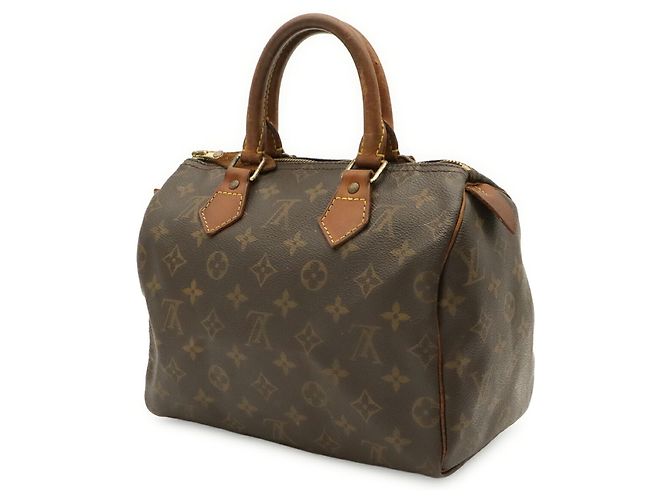 Borsa Louis Vuitton Monogram Speedy 25 Marrone