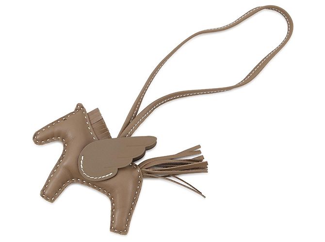 Hermès Charm per borsa Hermes Rodeo PM Pegasus Taupe