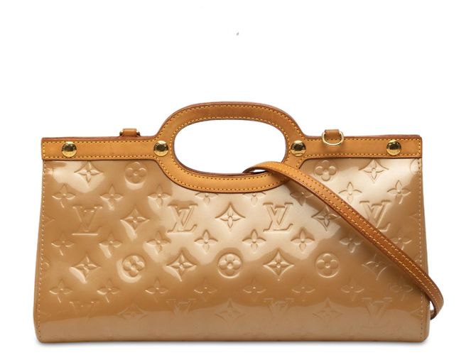Louis Vuitton Marrom Monogram Vernis Roxbury Drive Castanho claro