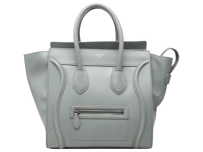 Luggage Céline Borsa Celine Gray Mini in pelle Marrone