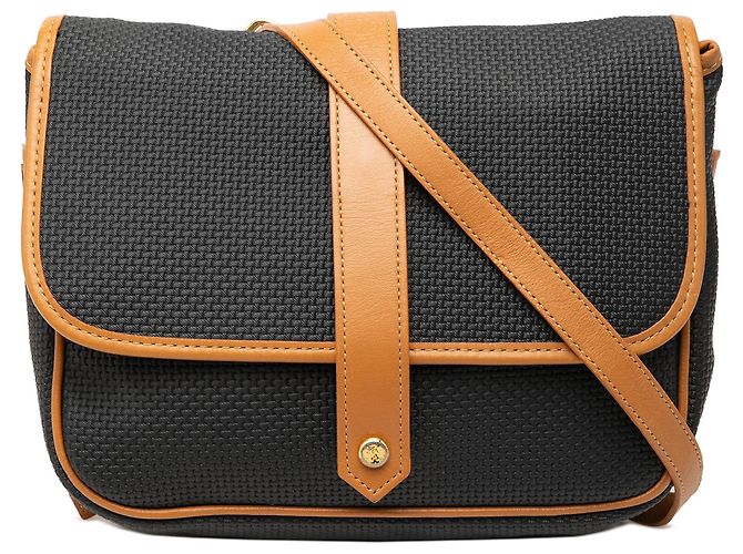 Borsa a tracolla Saint Laurent in PVC nero