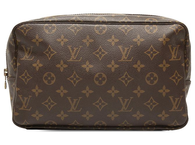 Louis Vuitton Marrone Monogram Trousse Toilette 28