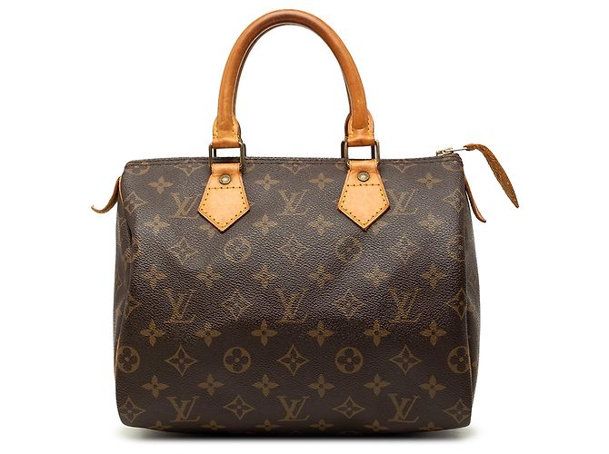Louis Vuitton Marrom Monogram Speedy 25