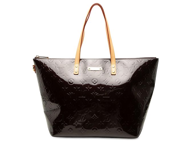 Louis Vuitton Purple Monogram Vernis Bellevue GM Lila