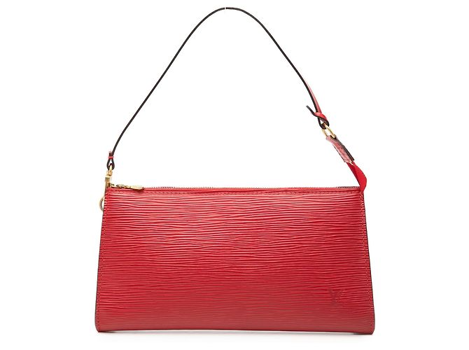 Louis Vuitton Pochette Accessoires in Epi rosso
