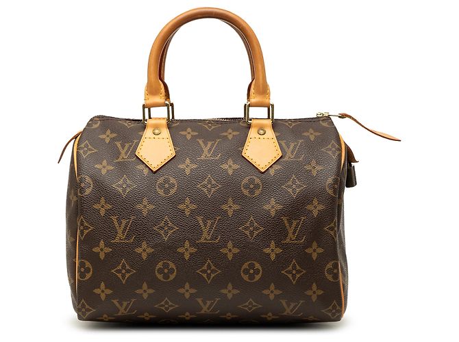 Louis Vuitton Marrom Monogram Speedy 25