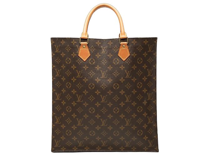 Louis Vuitton Sac Plat Monogram Marrón Castaño