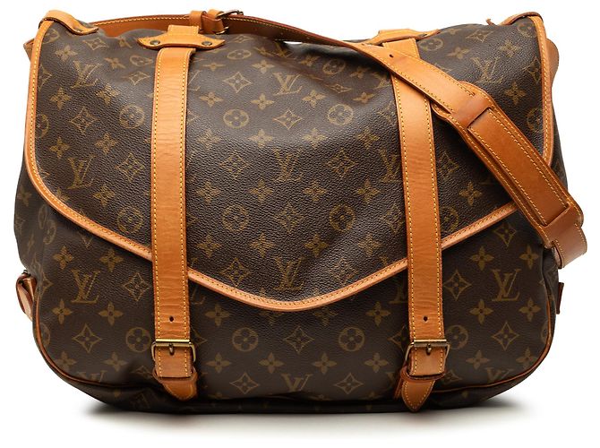 Louis Vuitton Braun Monogram Saumur 43