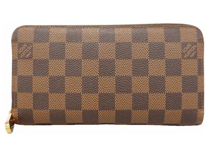 Louis Vuitton Damier Zippy Wallet N60015 in Ebene Damier ebene