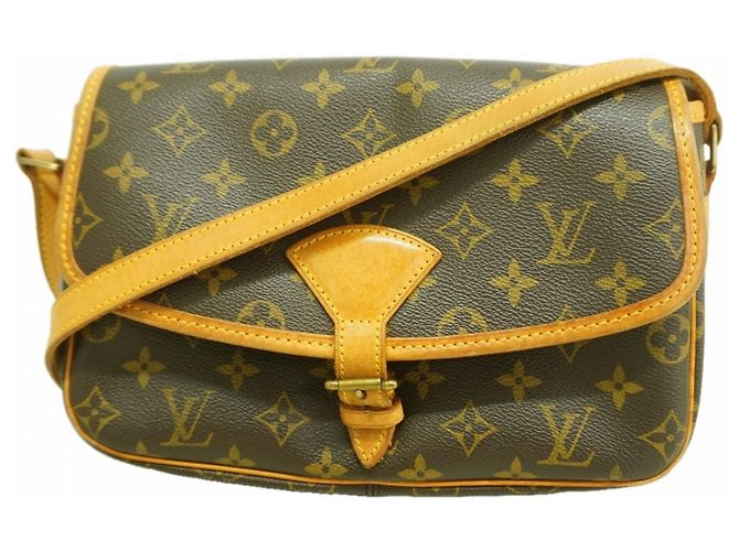 Borsa a Spalla Louis Vuitton Monogram Sologne Marrone
