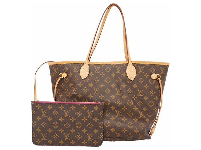 Sac cabas Louis Vuitton Monogram Neverfull MM Rose
