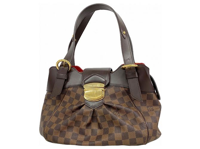 Borsa Louis Vuitton Damier Sistina PM Damier ebene