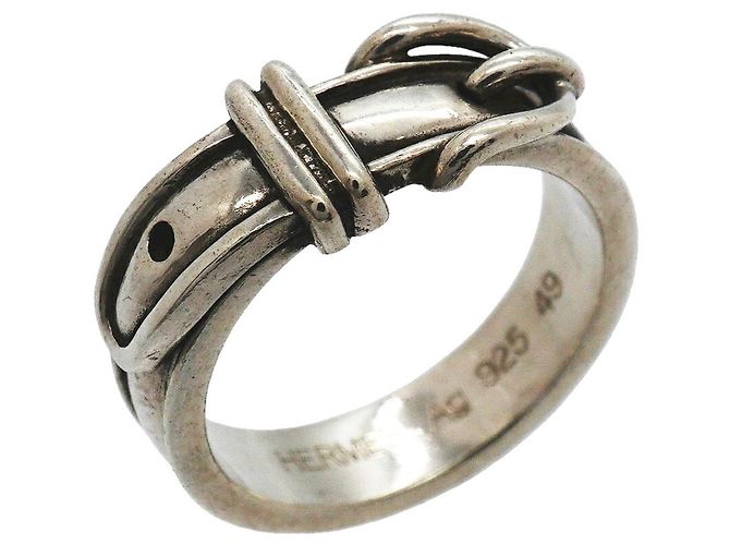 Ring Hermès Anillo Ceinture Hermes en Plata de Ley 925