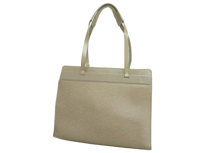 Borsa Tote Louis Vuitton Epi Croisette GM Marrone