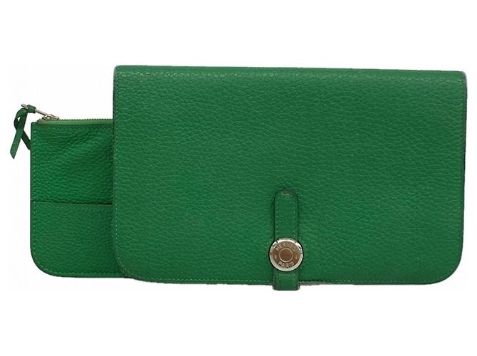 Hermès Cartera larga Dogon GM Hermes en Bambou
