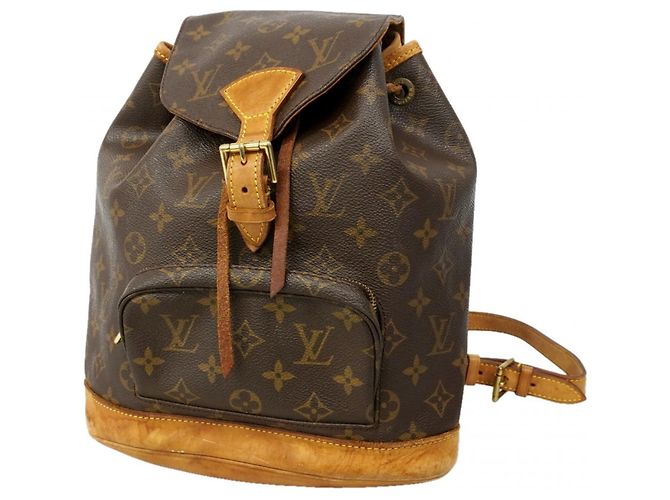Zaino Louis Vuitton Monogram Montsouris MM Marrone