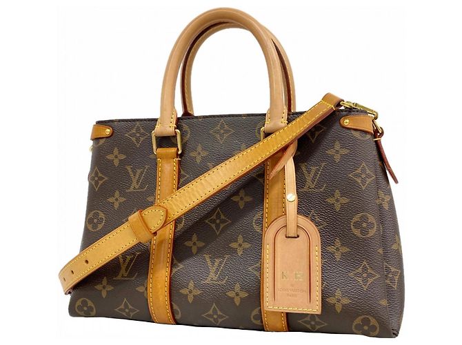 Borsa Louis Vuitton Monogram Soufflot BB Marrone