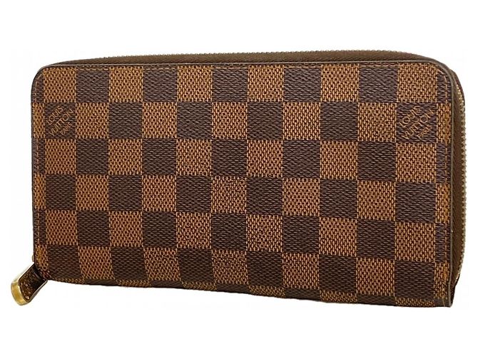 Louis Vuitton Damier Zippy Wallet N60015 Damier ebene