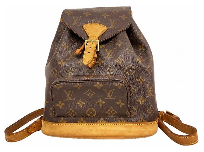 Louis Vuitton Monogram Montsouris MM Rucksack Braun