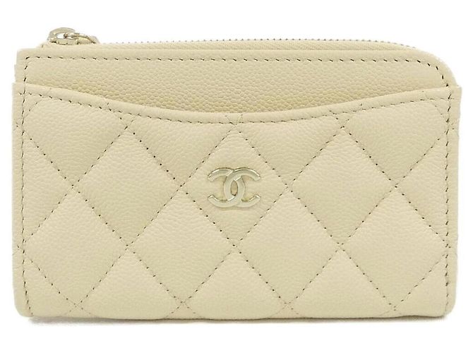 Chanel Timeless Classic Card Case Beige