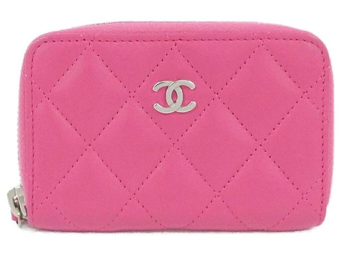 Monedero Chanel Timeless Classic Line Rosa