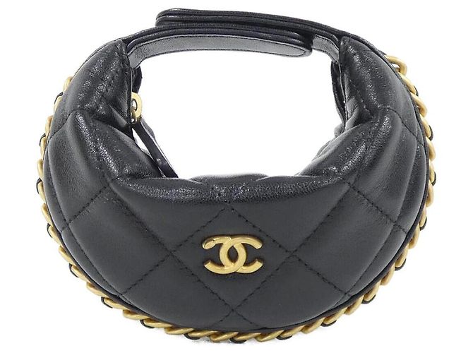 Chanel AP4692 Handtasche Pouch Schwarz