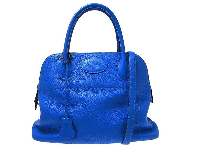 Hermès Hermes Bolide Clemence 31 Bleu