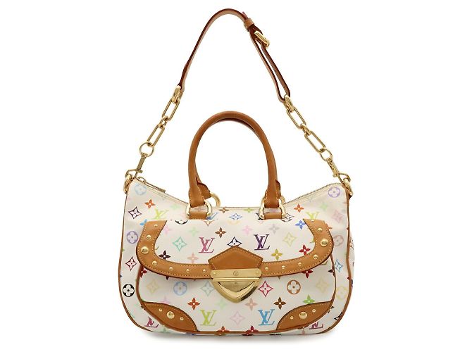 Louis Vuitton Monogram Multicolor Rita Handtasche Weiß Mehrfarben Gelb Monogramm