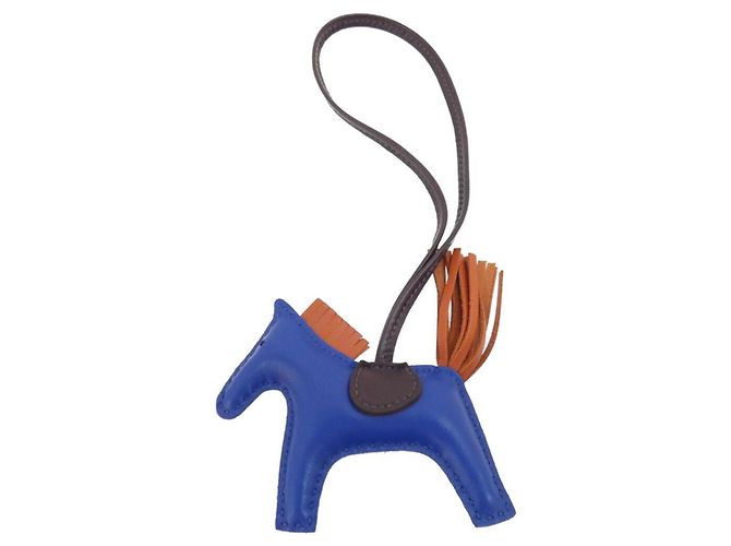 Hermès Hermes Rodeo Accessory Bag Charm PM Blue 