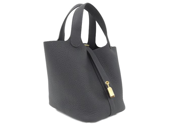 Hermès Bolso Hermes Picotin Lock PM Negro