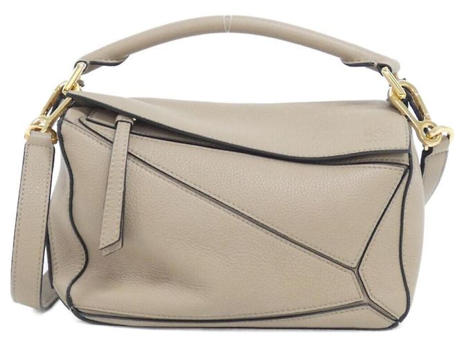Sac à main Loewe Puzzle Small Sable